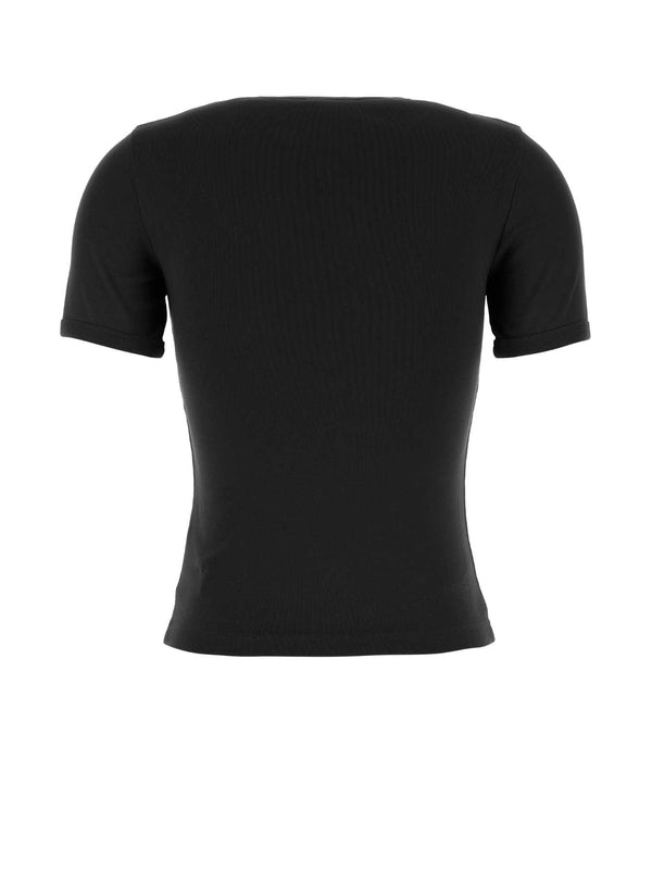 Logo Patch Cotton Short Sleeve T-shirt