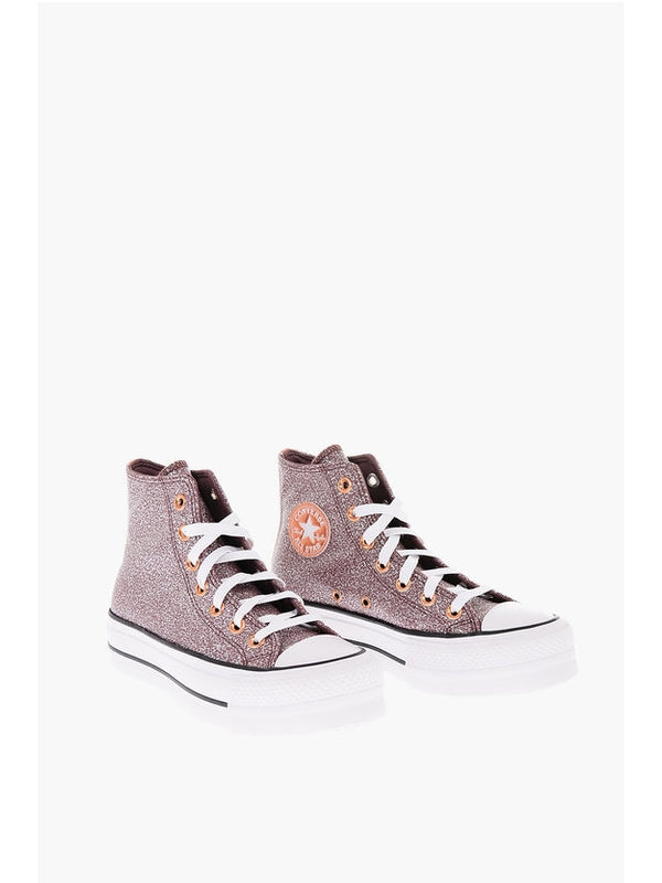 Converse Purple High Top Sneakers