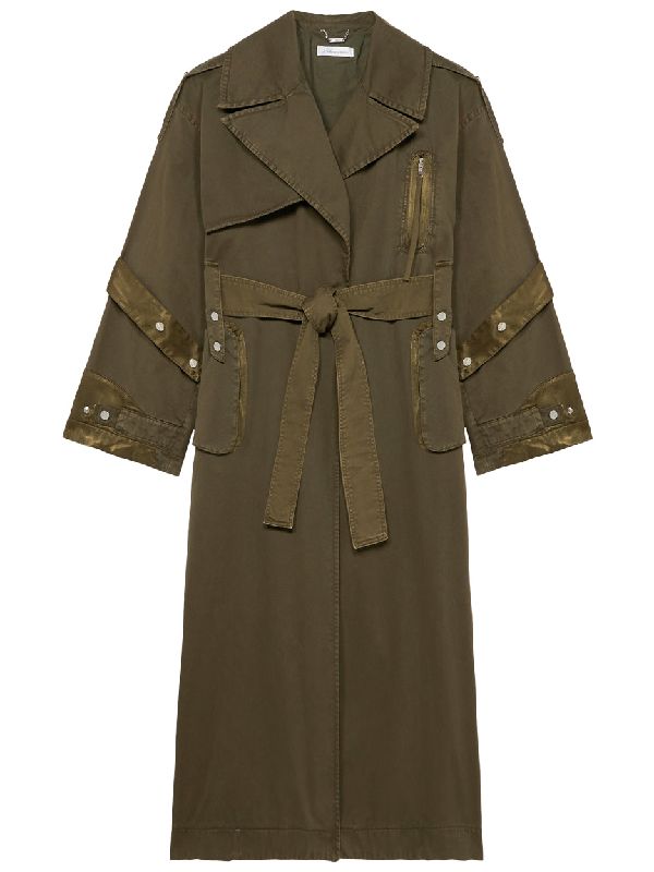 Multi Belt Strap Trench Coat