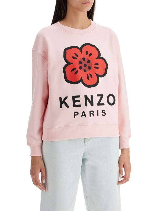 Bokeh Flower Printing Sweatshirt