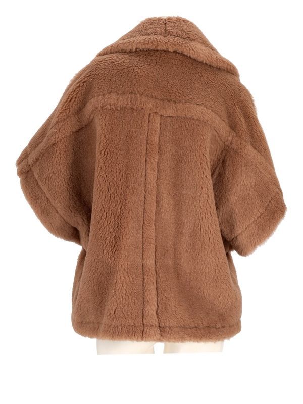 Teddy Shearling Zip-Up Jacket