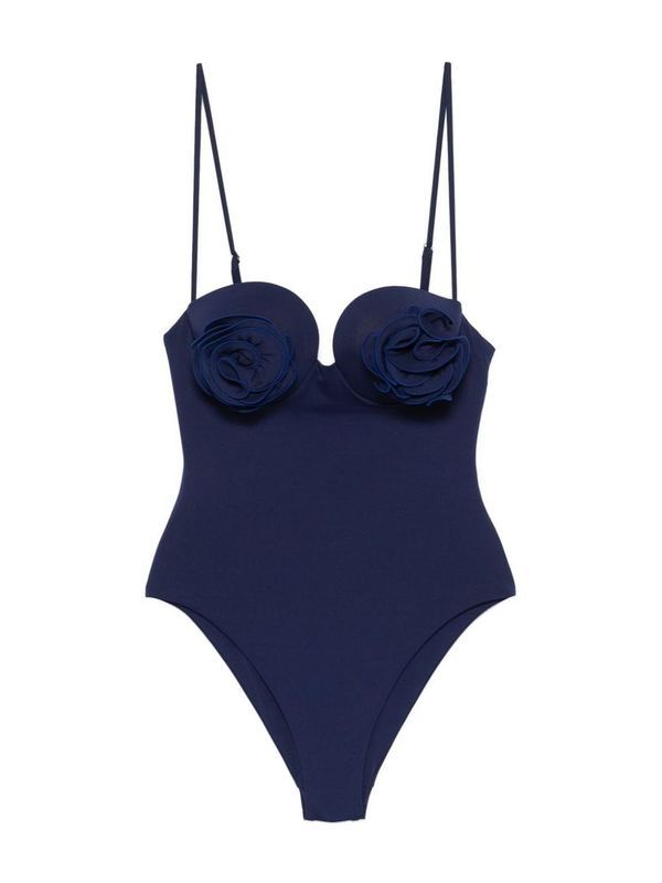 Rose Embellished Swimsuit