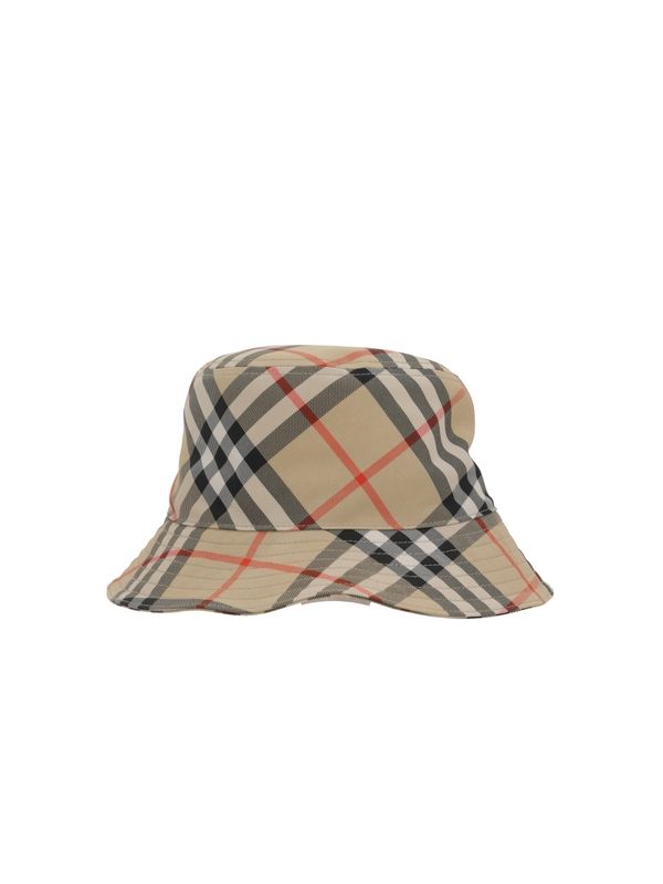 Ekd Logo Check Pattern Bucket
  Hat