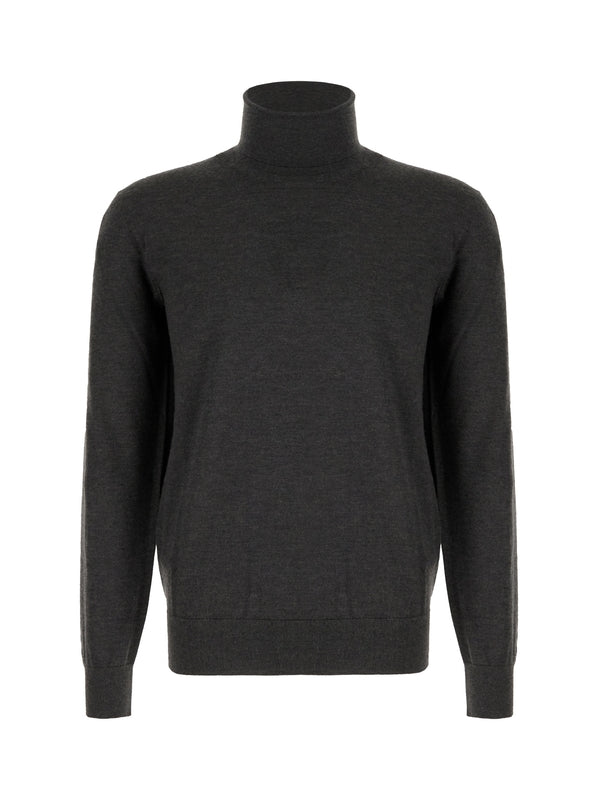 Z Zegna Grey Knitted