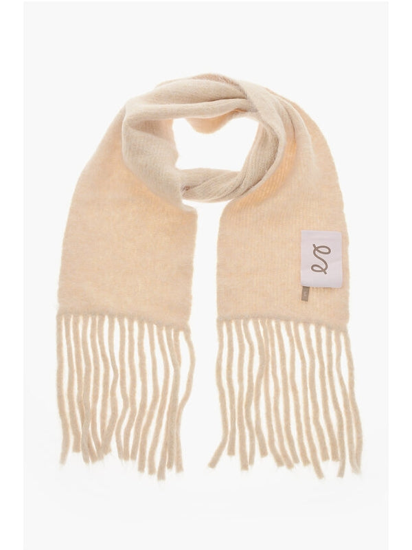 Sefr Beige Wool Mufflers