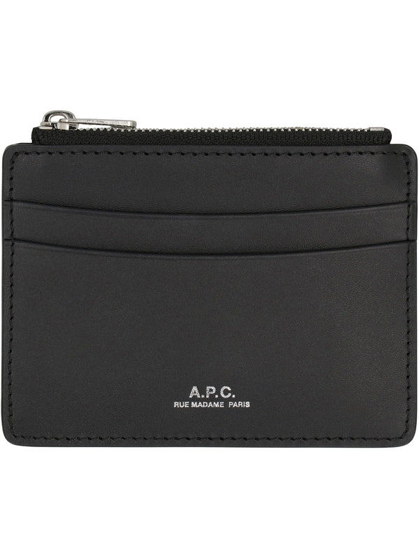 A.P.C. Black Card Holders