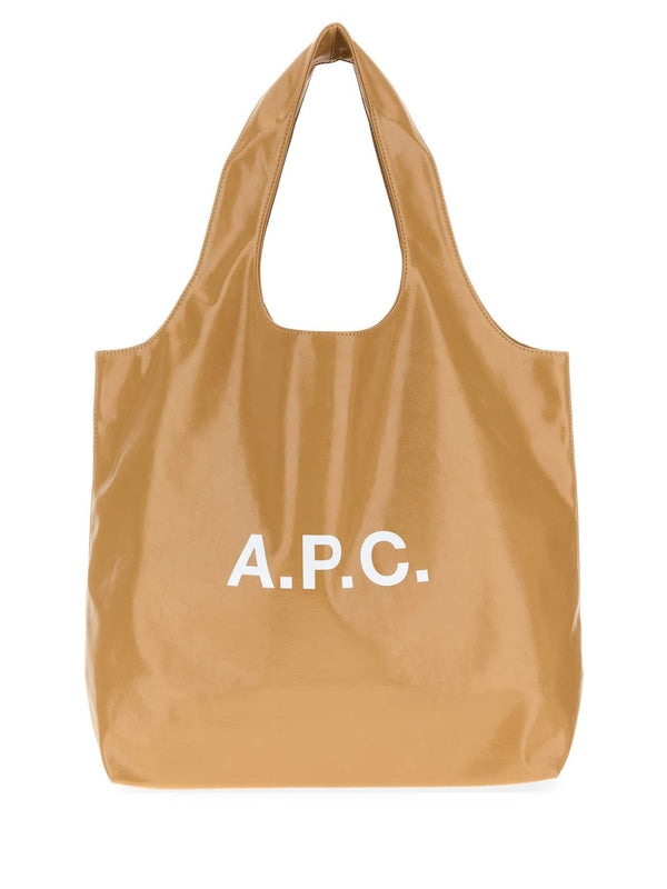 A.P.C. Beige Tote Bags