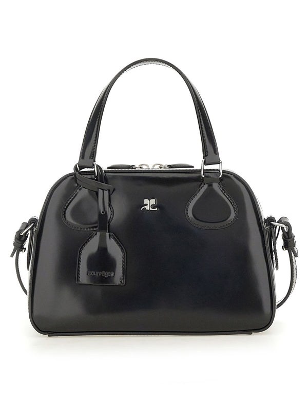 ロゴエンボスレザートートバッグ