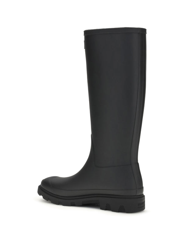 Hunter Black High Boots