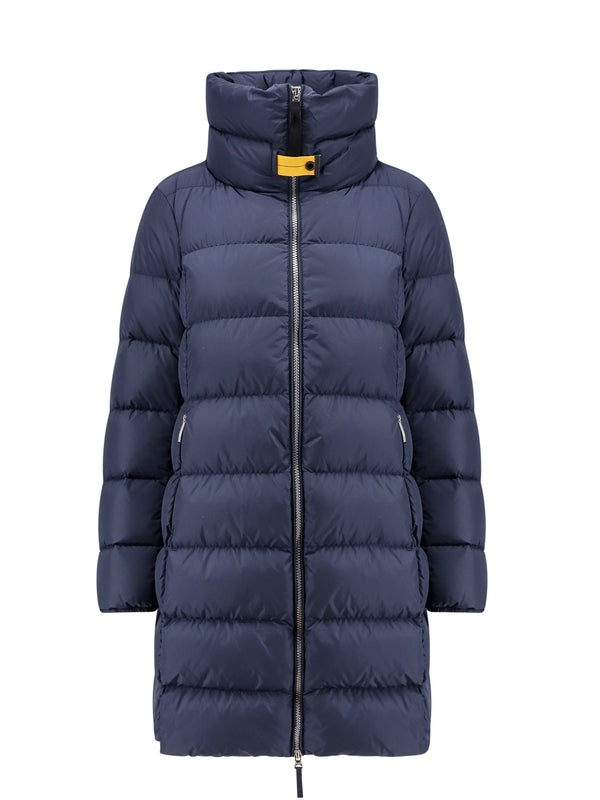 High Neck Quilted Nylon Puffer