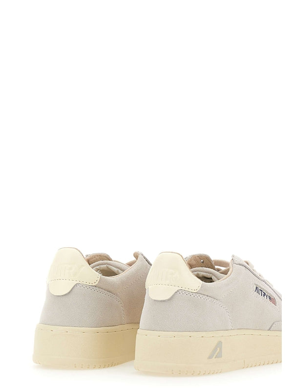 Autry Beige Low Top Sneakers