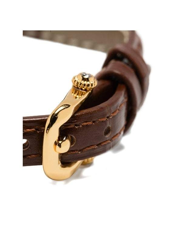 Crushed Gemstone Watch-Shaped Bracelet