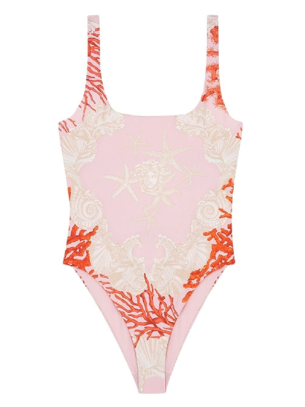 Baroque Sea Printed Swimsuit