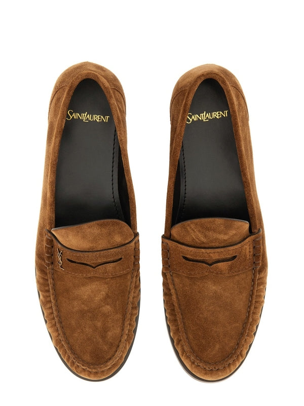 Saint Laurent Brown Loafers