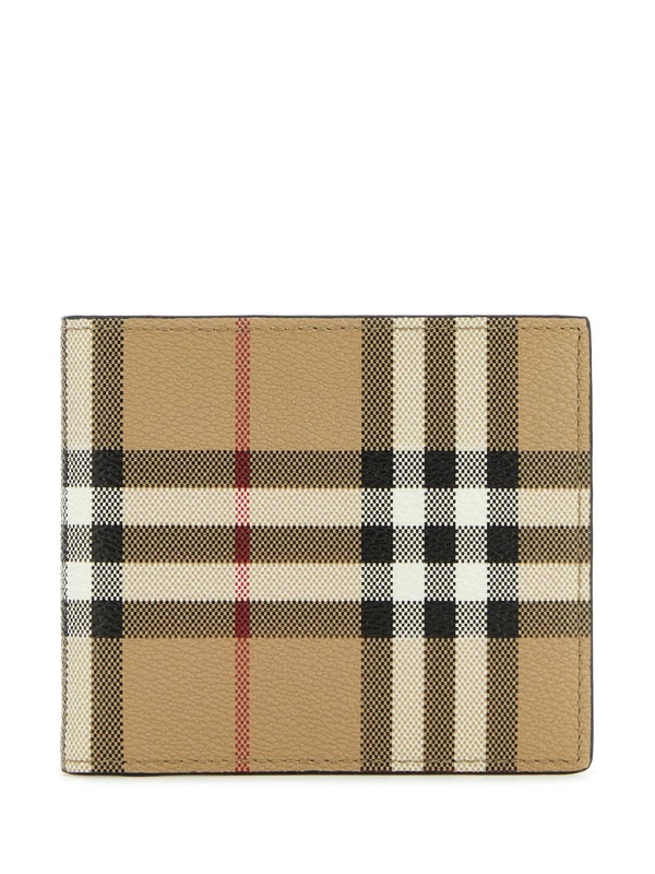Vintage Check Pattern Wallet