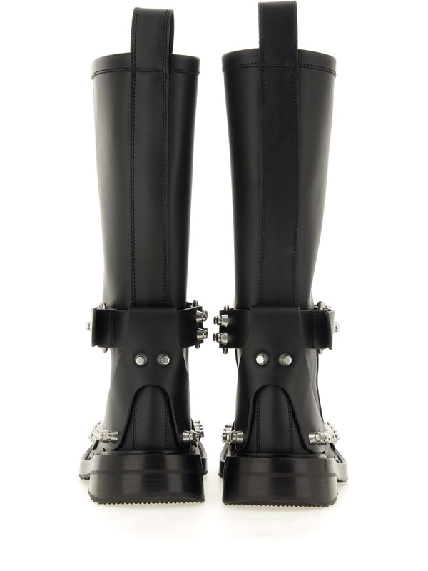 Studded Strap Boot