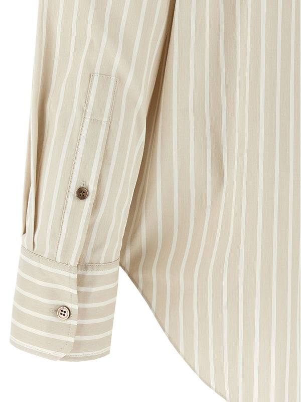 Stripe Cotton
  Blend Shirt