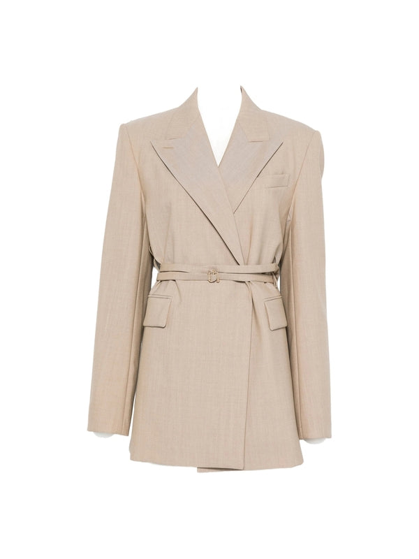 Sportmax Beige Tailored Jackets