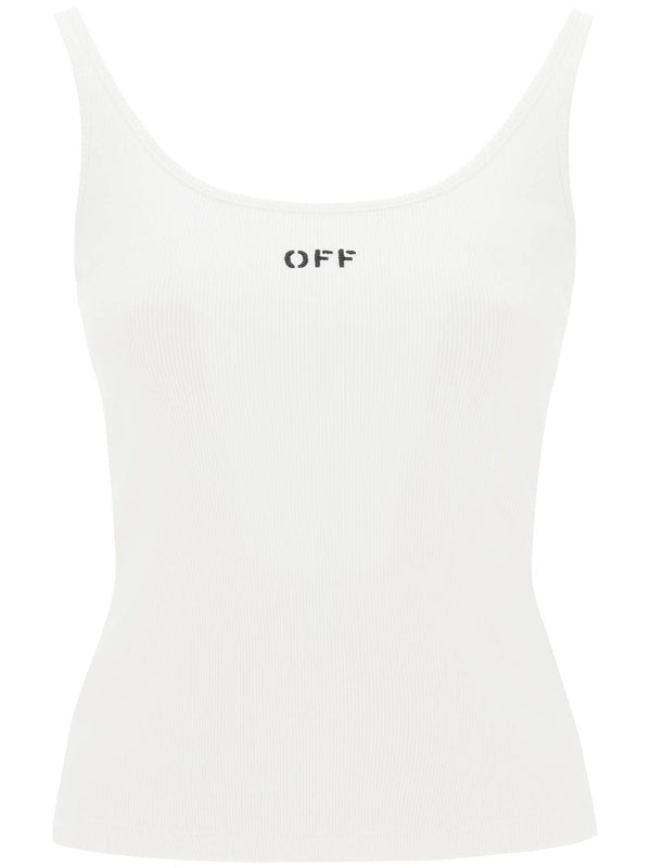 Stamped Logo Cotton Tanktop