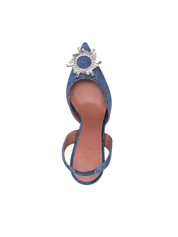 Begum Crystal Embellished Slingback Heel