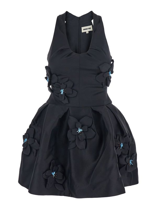 Chouchoutong Black Mini Dress