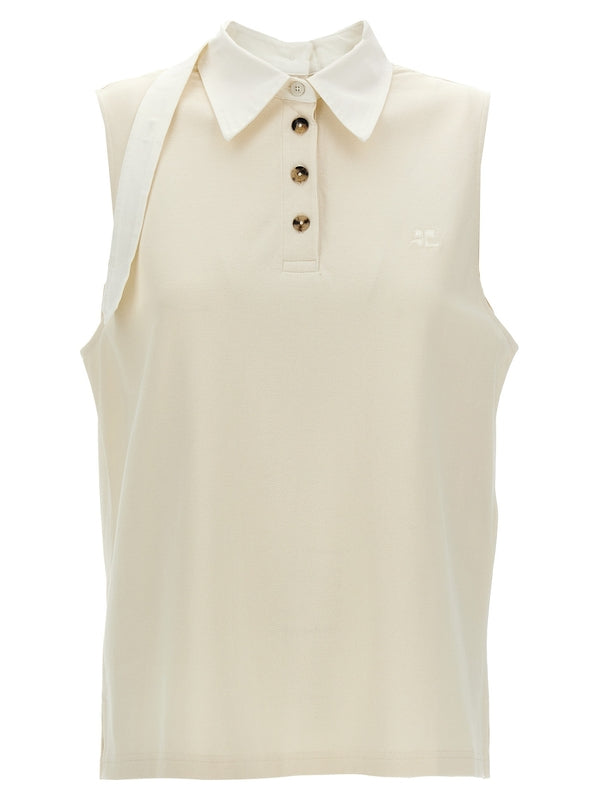 Sleeveless Polo Shirt