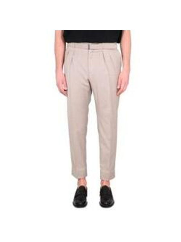 Melbourne One-Tuck Linen
  Cotton Pants