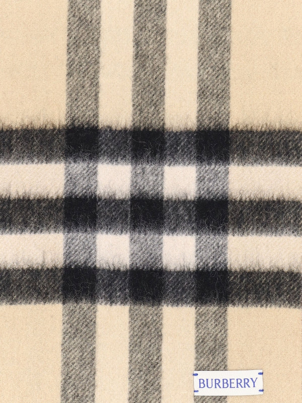 Check Pattern Cashmere Muffler