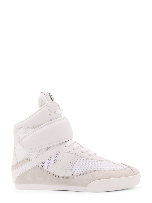 Kick Logo Velcro High-Top Sneakers