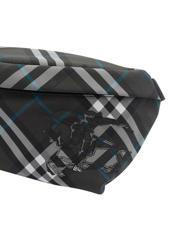 Ekd Logo Check Pattern Belt Bag