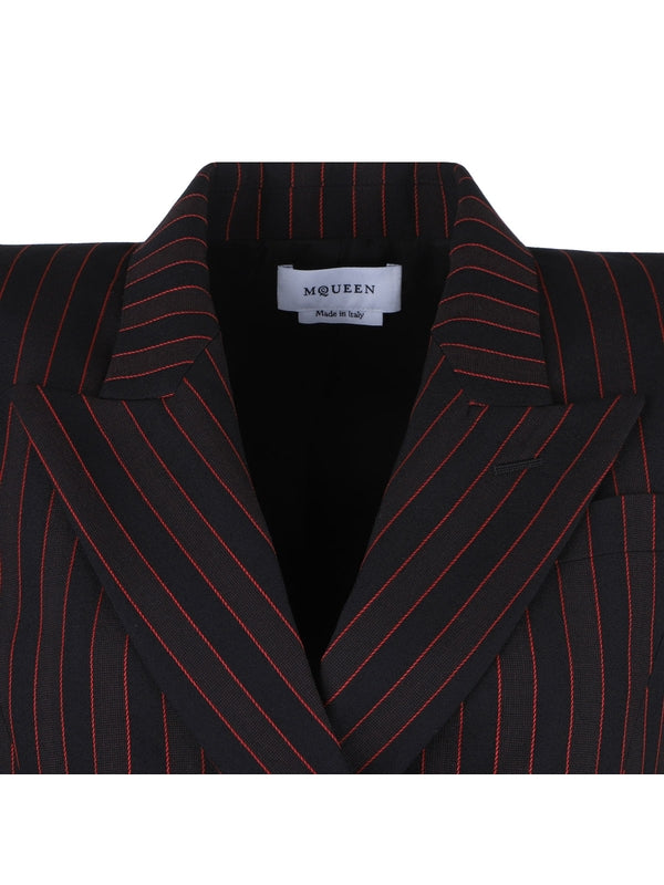 Alexander Mcqueen Black Vests