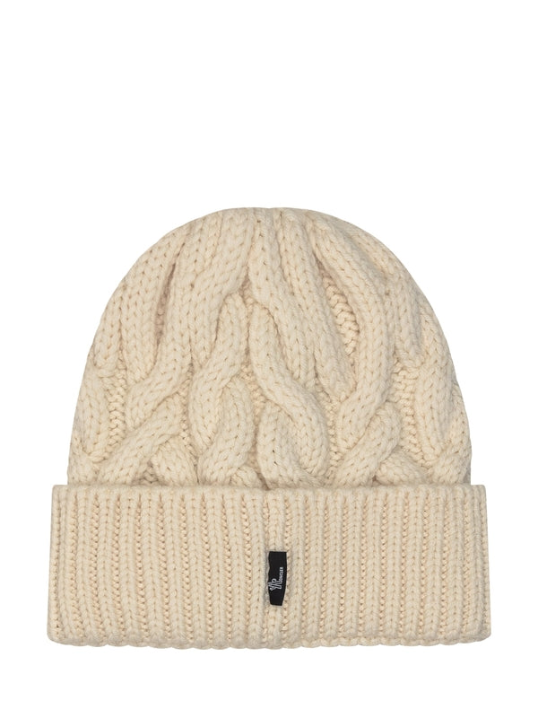 Grenoble Logo Cable Wool Beanie