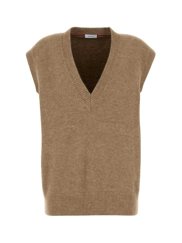 Alpaca Blend Knit Vest