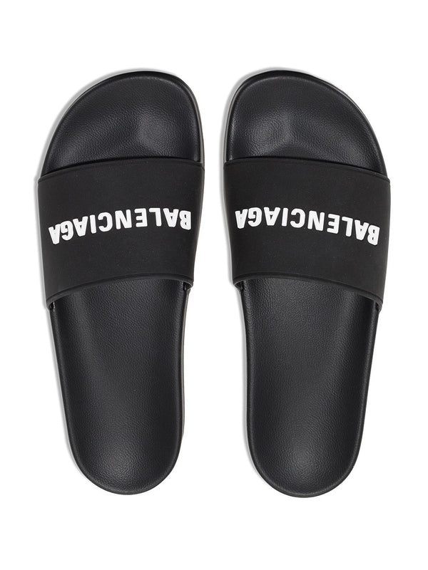 Balenciaga Black Slides