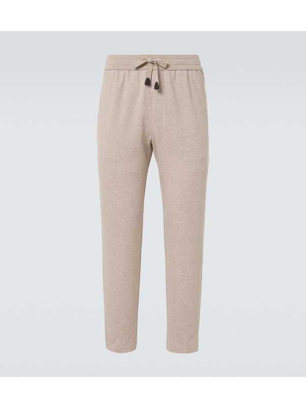 Drawstring Cotton Sweatpants