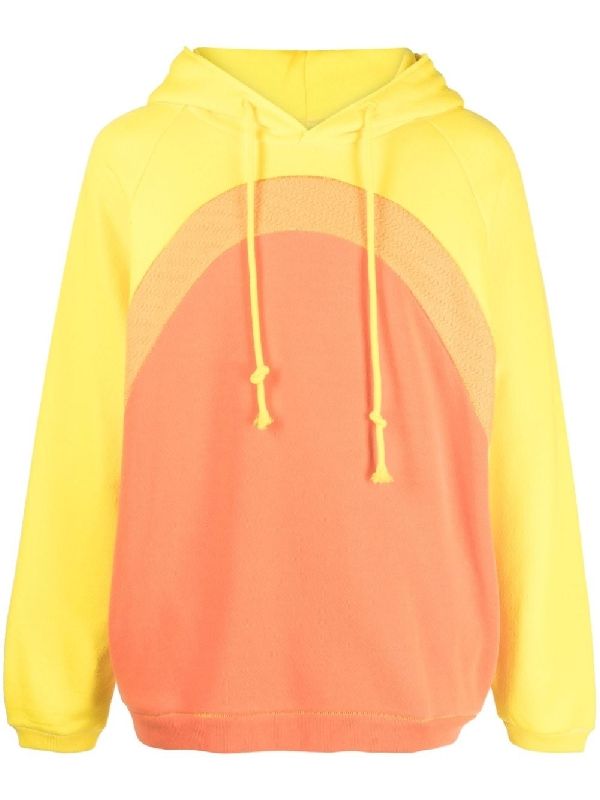 Rainbow Drawstring Color Hoodie