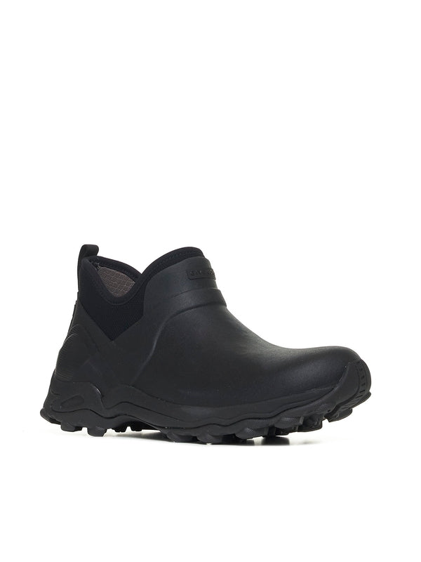 Black Rubber Ankle Boots