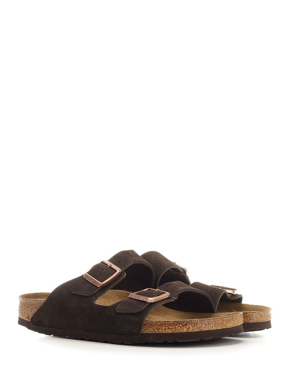 Arizona Buckle Suede Sandals