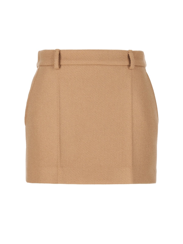 Wool Cashmere Skirt