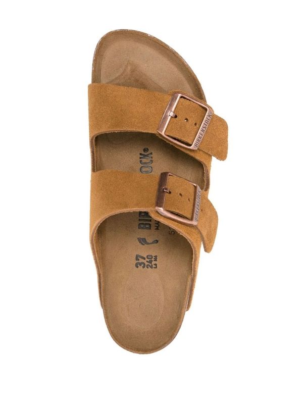 Arizona Buckle Suede Sandals