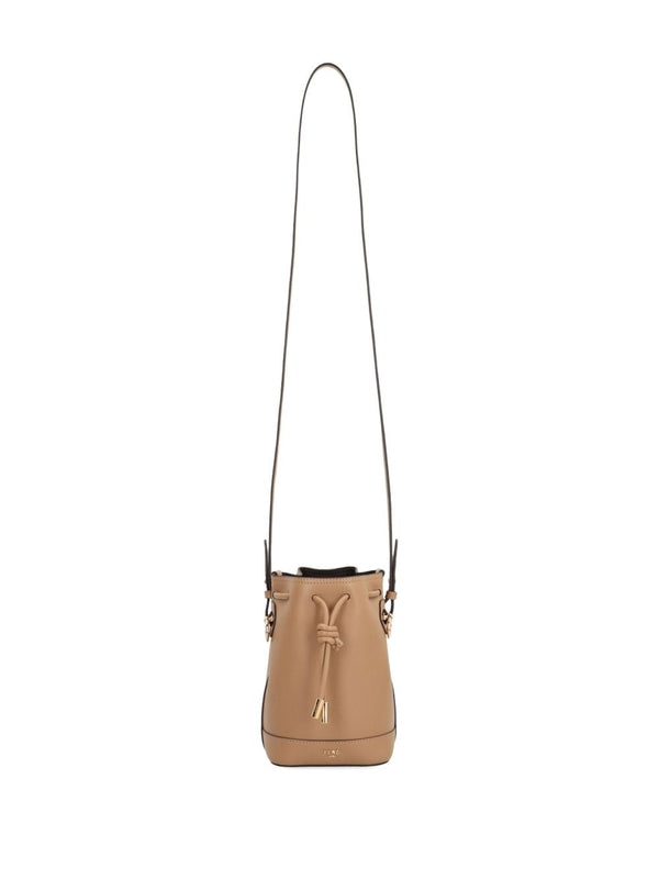Fendi Montrezo Mini Beige Bucket Bags