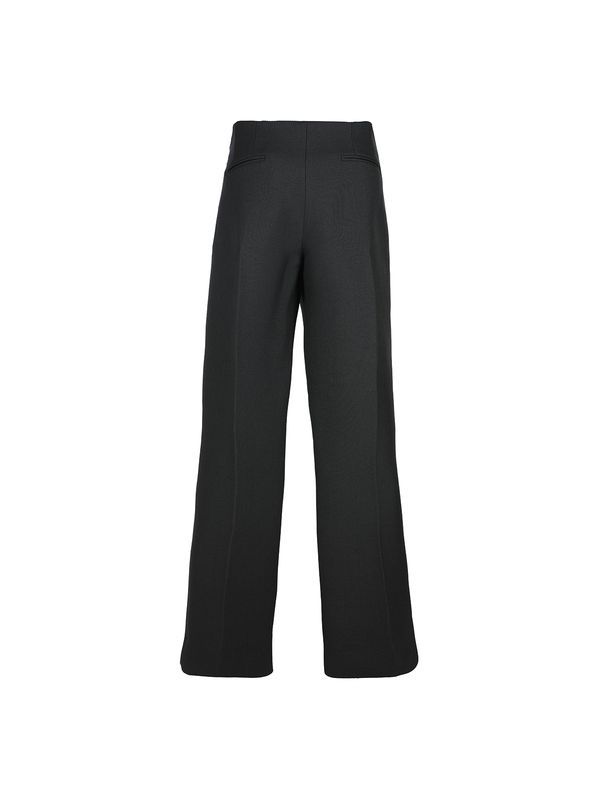 Black Wool
  Tailored Pants