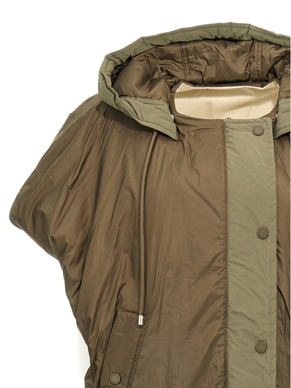 Reversible Hood Cape Parka