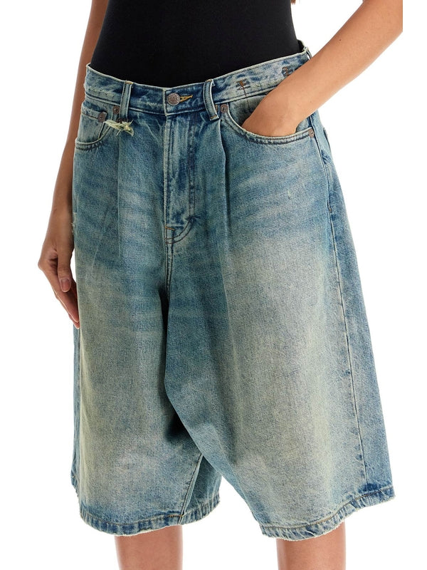 Denim Bermuda Shorts