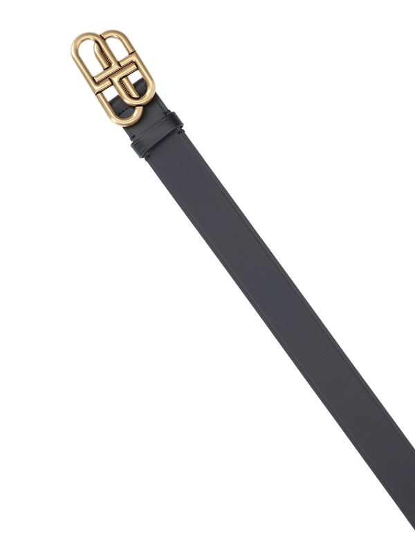 BB Buckle Leather Belt