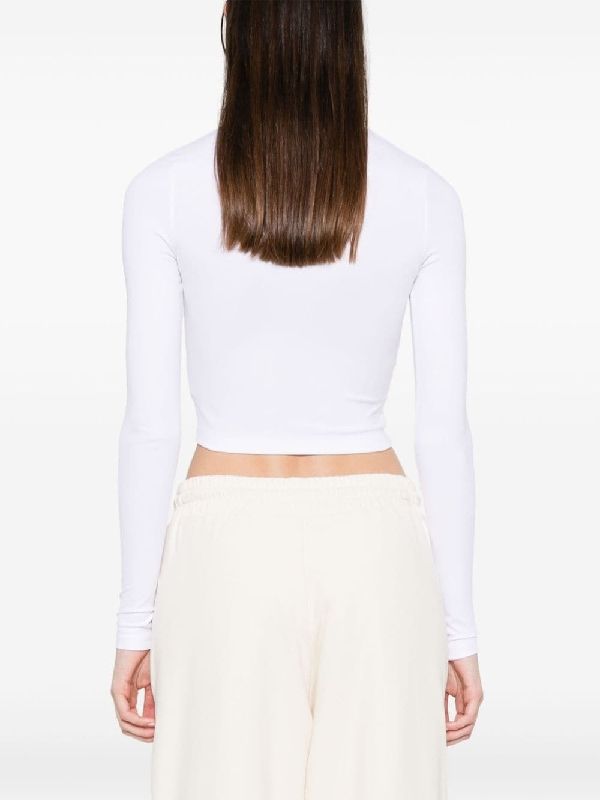 Opaque
  Crewneck Long Sleeve Top