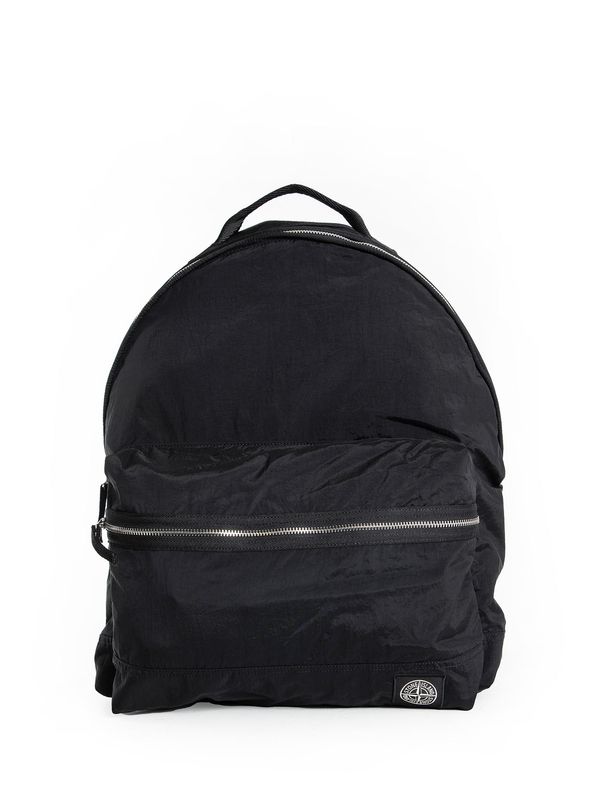Stone Island Black Backpacks