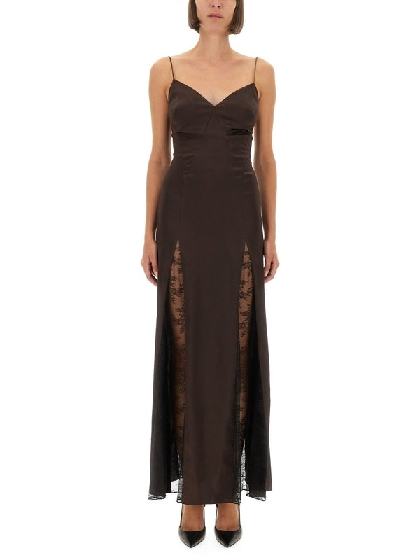 Staud Brown Long Dress