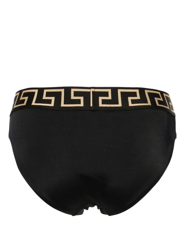 Greca Banded Cotton Panty