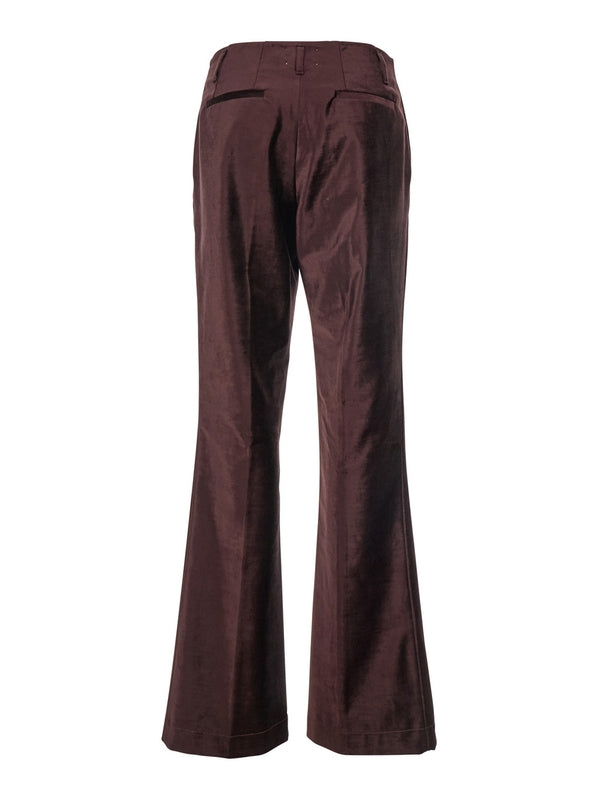 Velvet Stretch Cotton Blend Pants